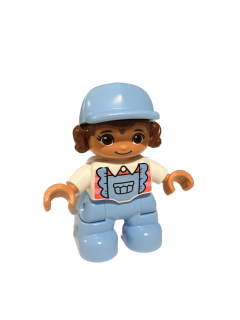Lego® Duplo holčička s kšiltovkou v pastelových barvách